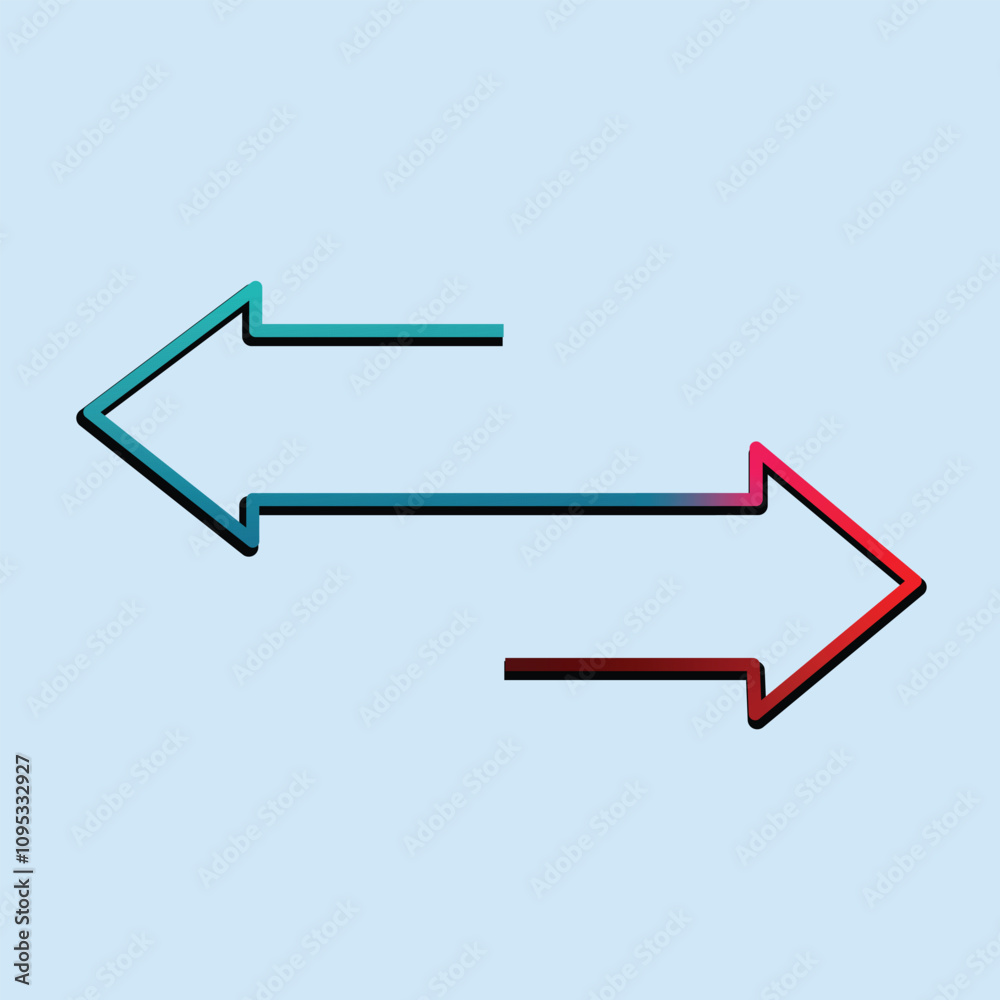 Choice, Make Choice, Choice with two arrows, Left and right paper arrows banner Choice, Make Choice, Choice with two arrows, Left and right paper arrows banner