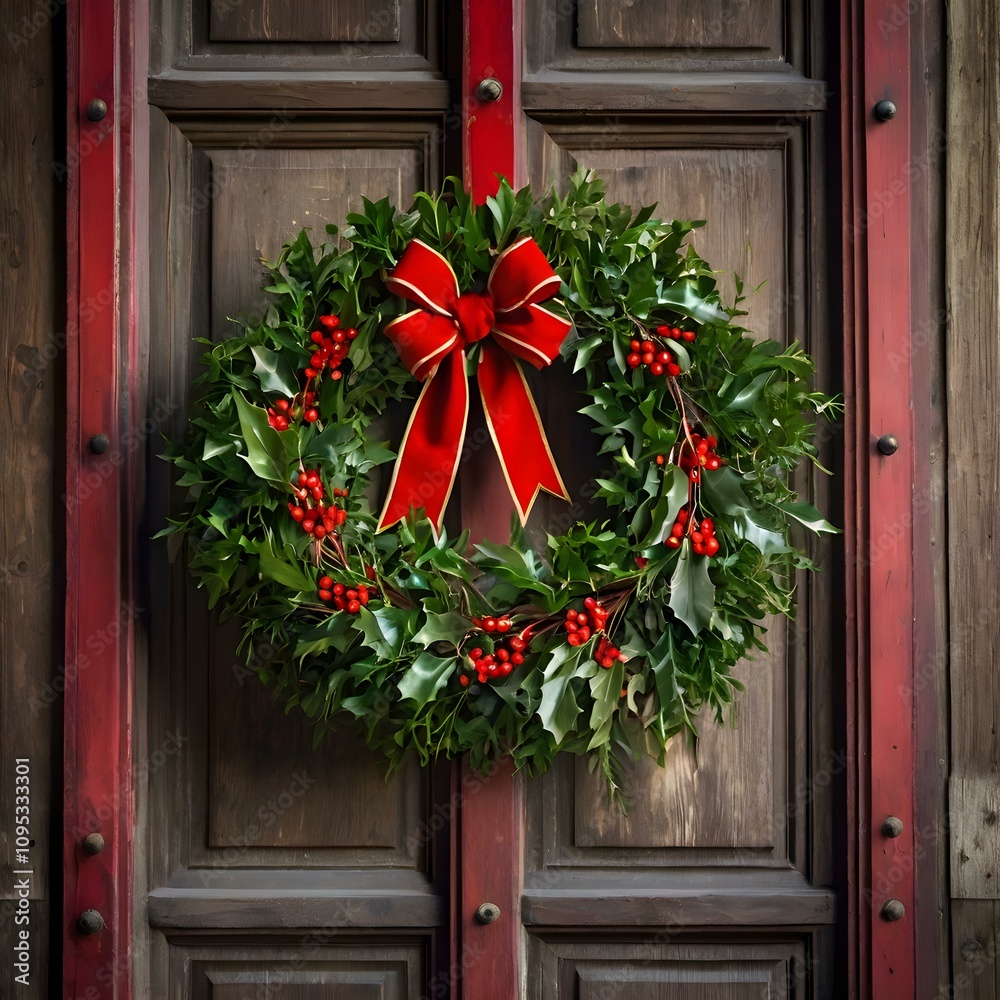 Rustic Christmas Wreath Decor Rustic Christmas Wreath Decor