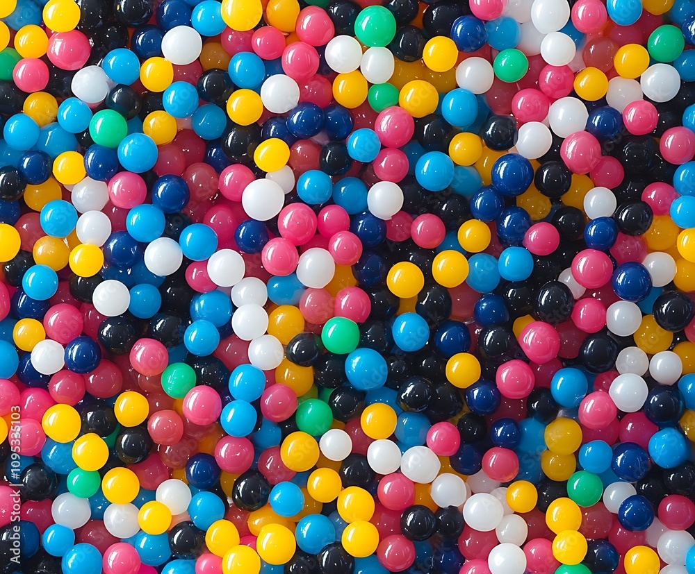 Obraz premium Colored candies and sweets background texture