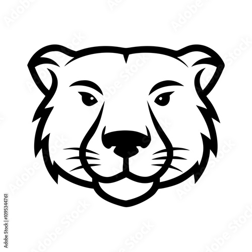  wild life animal  head vector Illustration