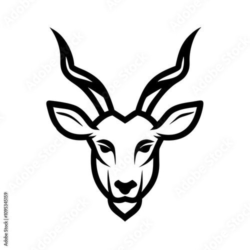  wild life animal  head vector Illustration