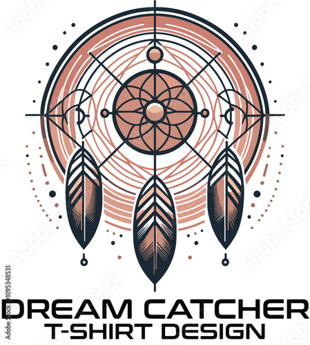 Dream Catcher Vector T Shirt Design