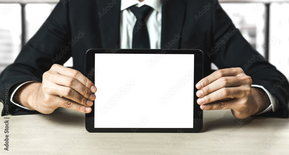 White empty screen on modish computer for your design mock up on the monitor display White empty screen on modish computer for your design mock up on the monitor display