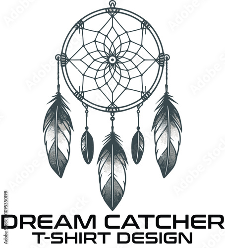 Dream Catcher Vector T Shirt Design