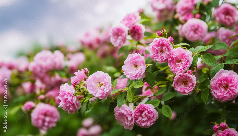 Beautiful bush of tea roses. Spring and summer flower. Rose garden. Nature and botany theme. Beautiful bush of tea roses. Spring and summer flower. Rose garden. Nature and botany theme.