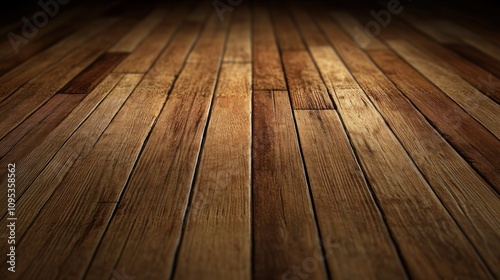 Dark Brown Wooden Planks Floor Surface Texture