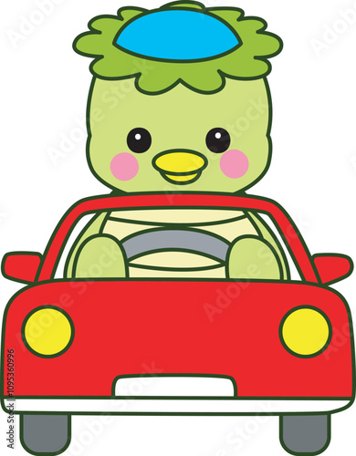 Kawaii japanese mythology Kappa sticker cute.
Cute kappa mascot ghost japanese.
 