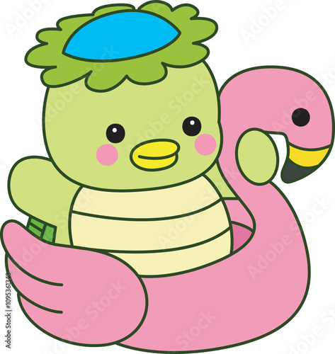 Kawaii japanese mythology Kappa sticker cute.
Cute kappa mascot ghost japanese.
 