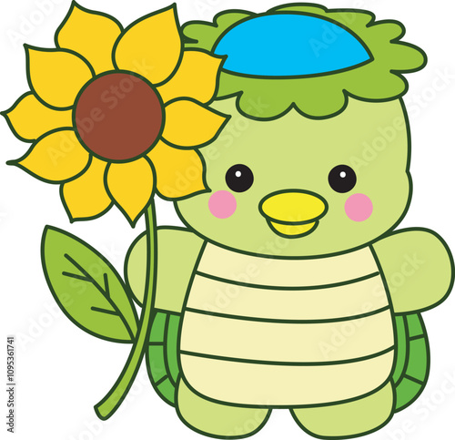Kawaii japanese mythology Kappa sticker cute.
Cute kappa mascot ghost japanese.
 