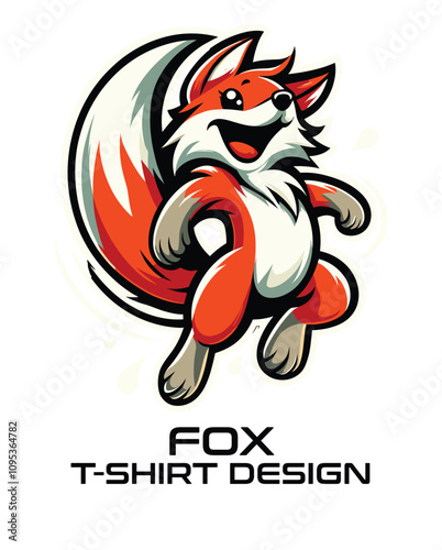 Fox Vector T Shirt Design