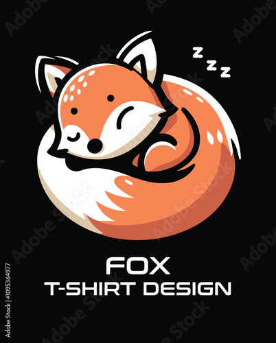 Fox Vector T Shirt Design