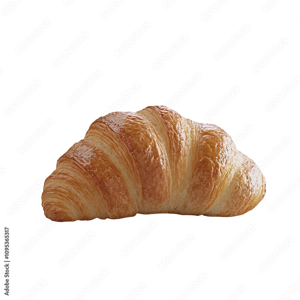croissant isolated on white croissant isolated on white