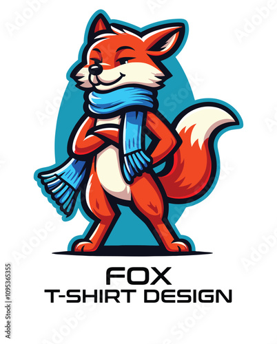 Fox Vector T Shirt Design