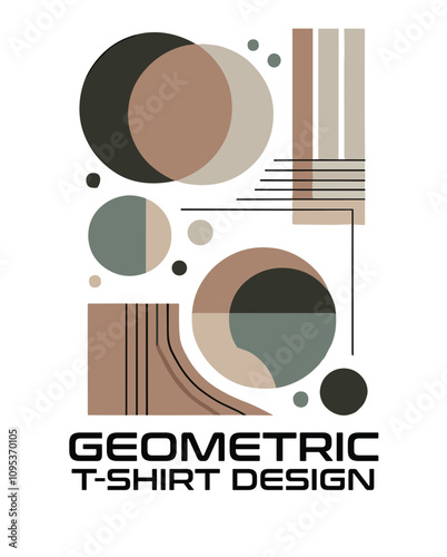 Geometric Vector T Shirt Design photo