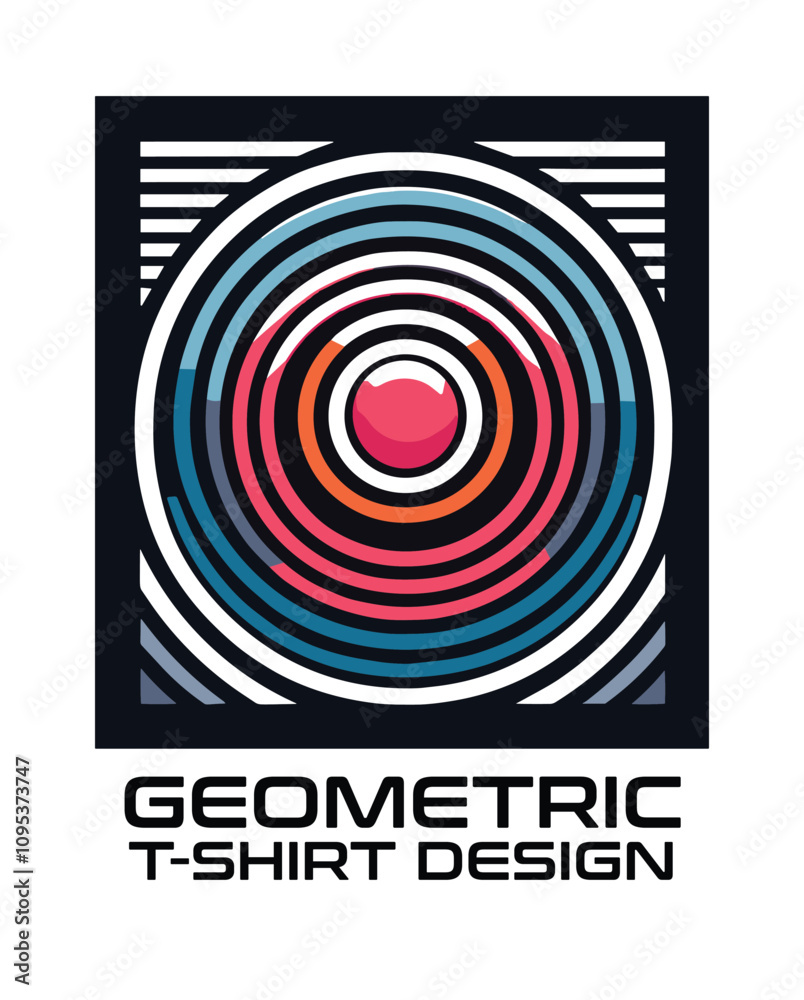 Geometric Vector T Shirt Design Geometric Vector T Shirt Design