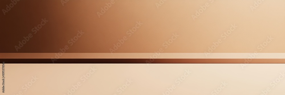 Obraz premium 温かみのある色合いのシンプルなデザインが魅力の空間