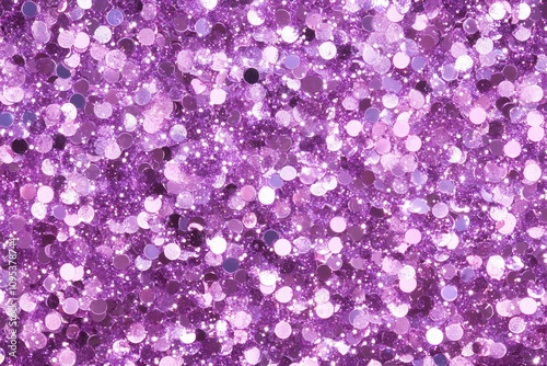 Vibrant Purple Glitter Texture with Bright Sparkling Particles