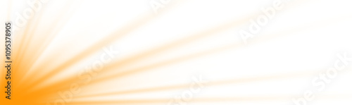 Abstract golden light, sparkling flashes sun with golden glow on transparent background PNG. Vector transparent sunlight special lens flare light effect. 