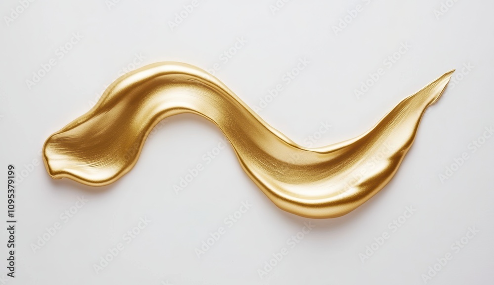 金色のクリームが流れる様子はアートのようで保存したい瞬間 金色のクリームが流れる様子はアートのようで保存したい瞬間