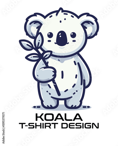 Koala Vector T shirt Design photo