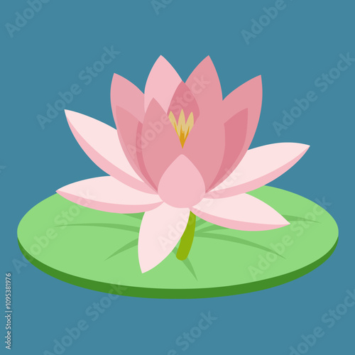 water lily in the pond