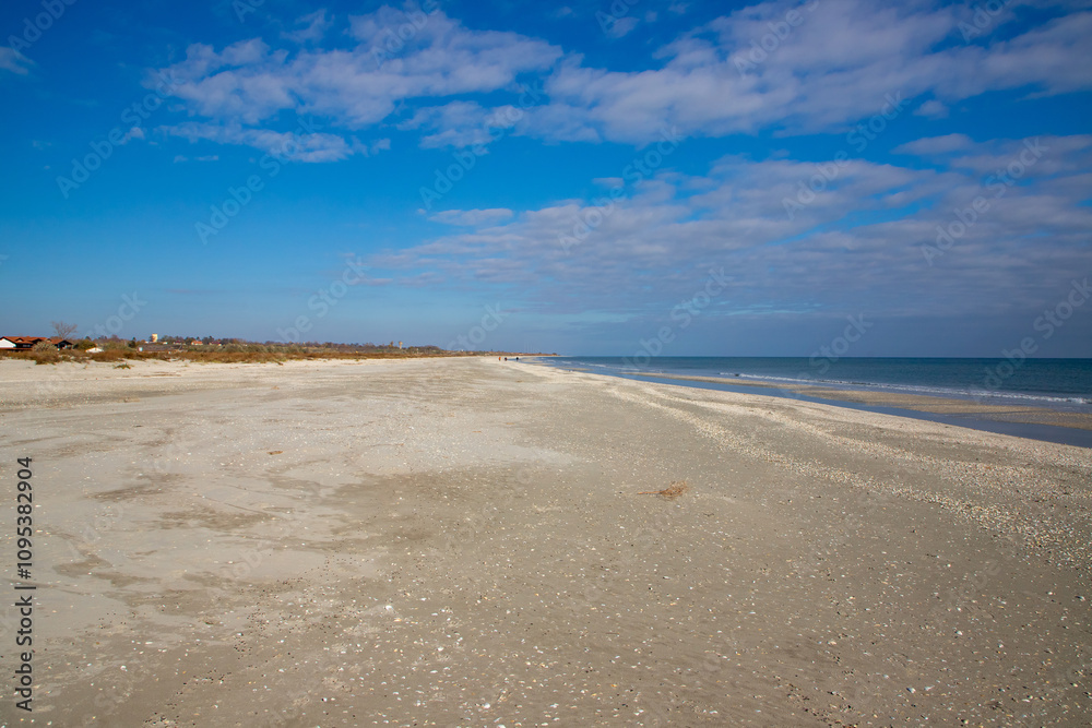 Landscape with wild beach Corbu - Romania Landscape with wild beach Corbu - Romania
