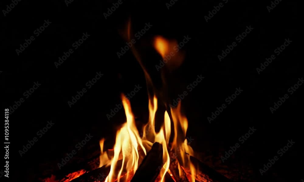 serene small fire animation in endless loop serene small fire animation in endless loop