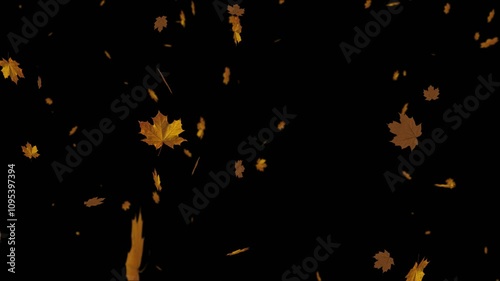 Autumn Leaves Falling Version 5