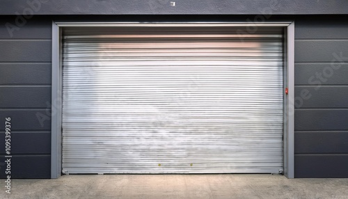 closed garage door