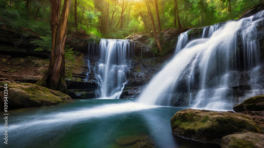 Obraz premium natural scenery wallpaper background