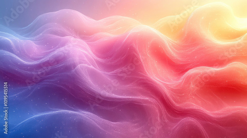 Abstract Colorful Paint Flow
