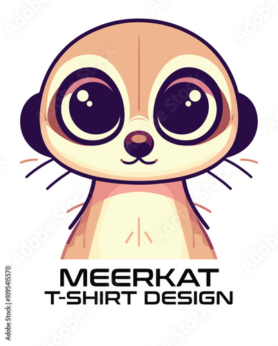 Meerkat Vector T shirt Design photo