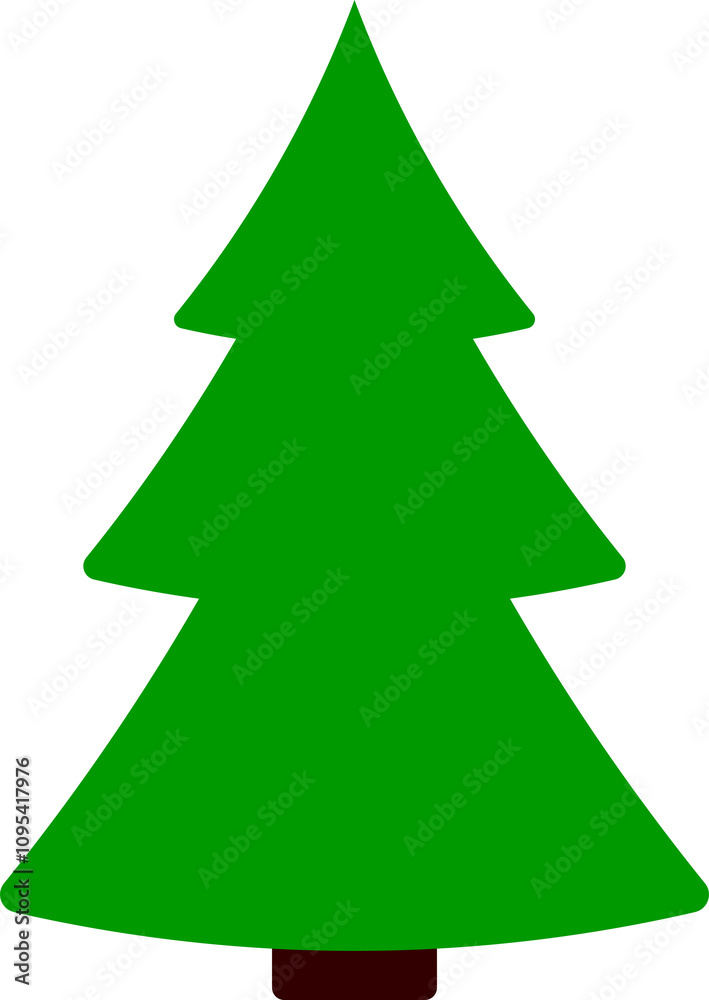 Christmas Tree icon, Xmas symbol on transparent background. PNG Christmas Tree icon, Xmas symbol on transparent background. PNG