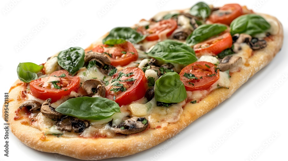 Food, Pizza, on White Background, Photo Realistic, Wallpaper, Cover and Screen for Smartphone, PC, Laptop, 9:16 and 16:9 Format Food, Pizza, on White Background, Photo Realistic, Wallpaper, Cover and Screen for Smartphone, PC, Laptop, 9:16 and 16:9 Format