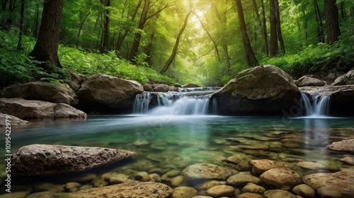 natural sunrise in the mountains background walpaper