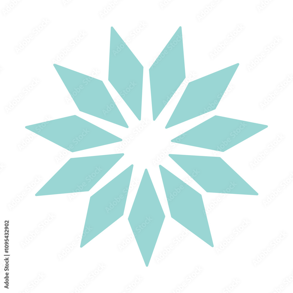 Abstract Geometric Star Graphic Design Abstract Geometric Star Graphic Design