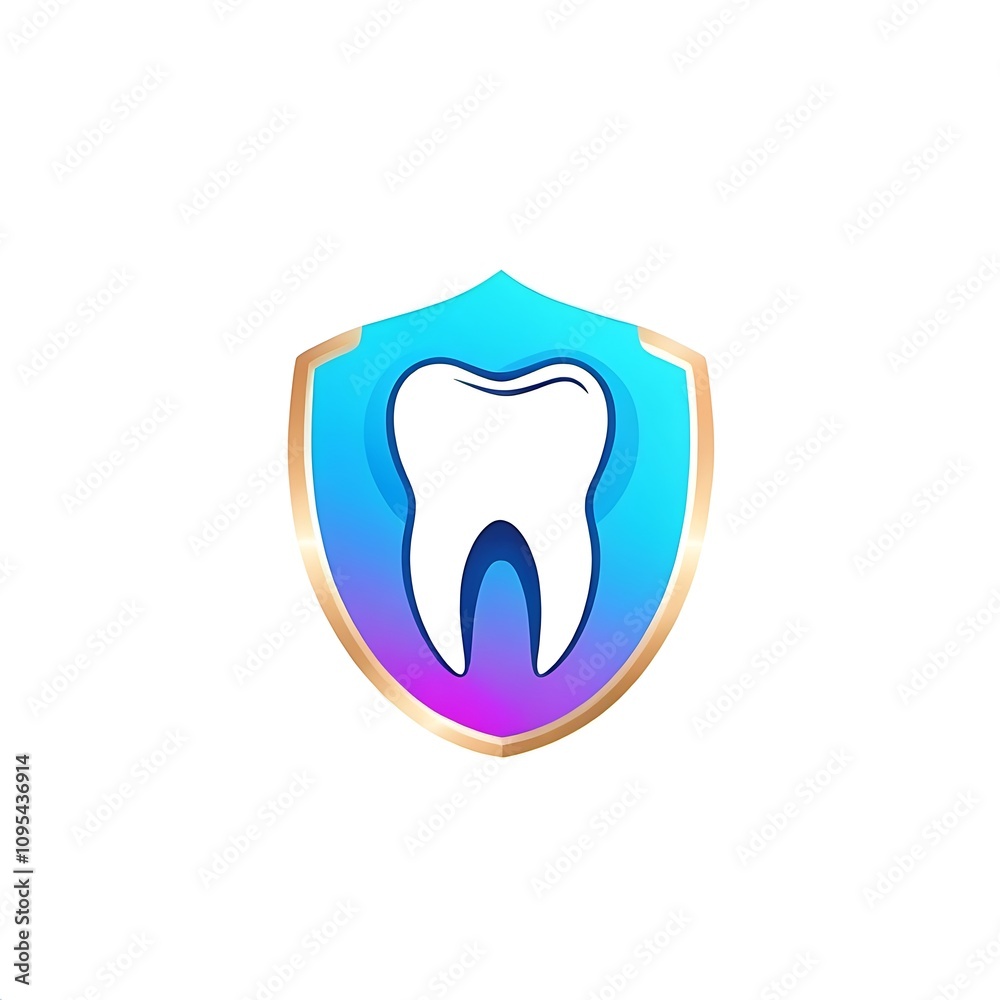 Modern dental logo
isolated on white background Modern dental logo
isolated on white background