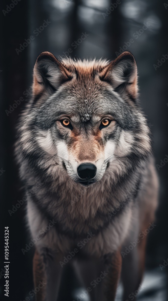 The Majestic Wolf in its Natural Habitat - Cinematic Wildlife Scene The Majestic Wolf in its Natural Habitat - Cinematic Wildlife Scene