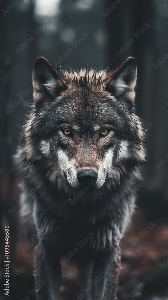 The Majestic Wolf in its Natural Habitat - Cinematic Wildlife Scene