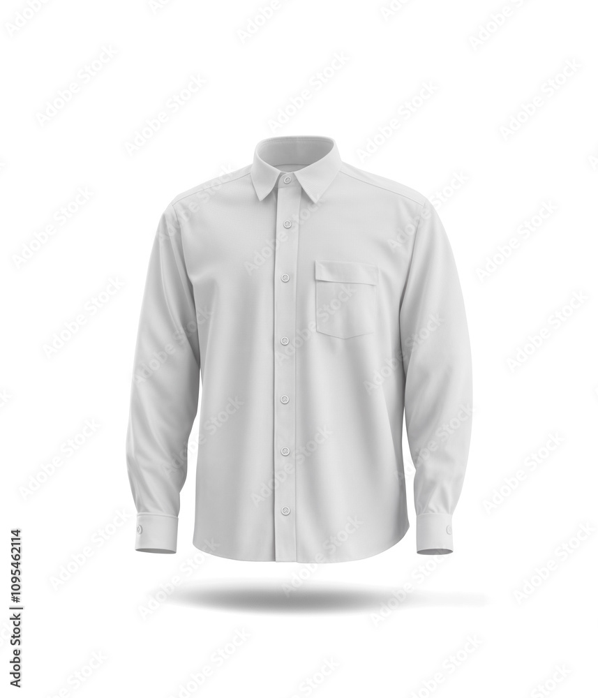Shirt Mockup for Elegant and Professional Apparel Presentation - Front View Shirt Mockup for Elegant and Professional Apparel Presentation - Front View