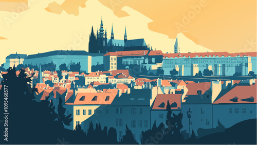 Gothic Spires of Prague Castle