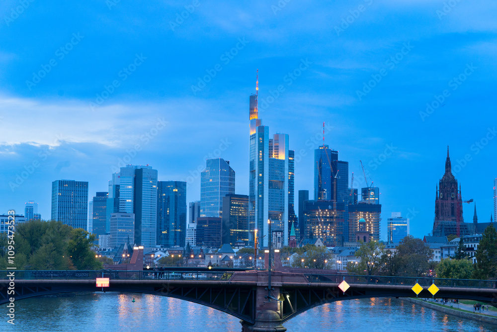 Naklejka premium Frankfurt am Main, Germany