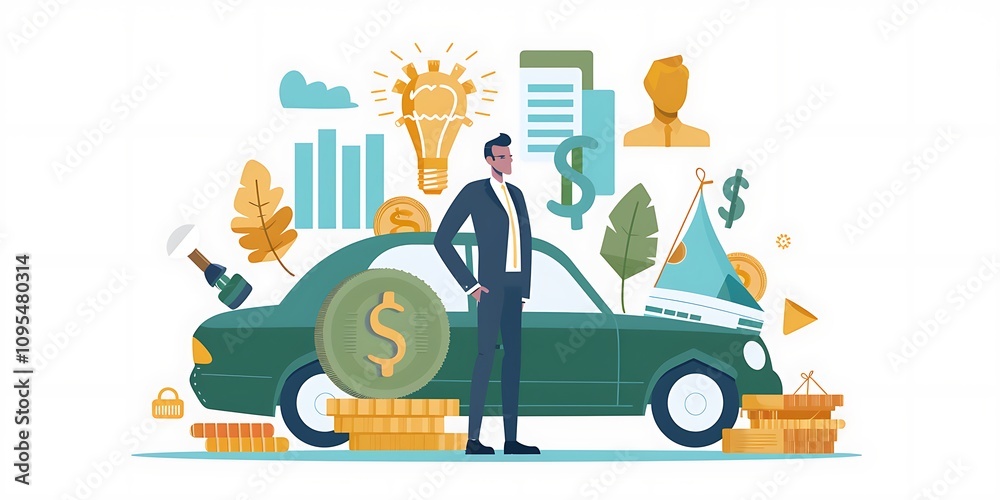 Insurance and Employee Benefits Concept: Businessman Analyzing Policies and Benefits Plans to Optimize Workforce Well-Being, Financial Security, and Organizational Growth Insurance and Employee Benefits Concept: Businessman Analyzing Policies and Benefits Plans to Optimize Workforce Well-Being, Financial Security, and Organizational Growth