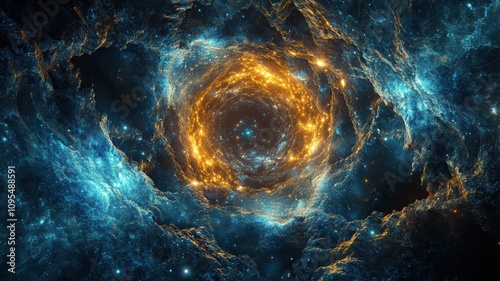 A mesmerizing cosmic scene ...