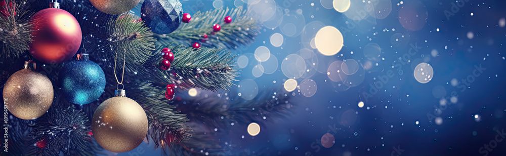 Christmas tree in glass ball Christmas tree in glass ball