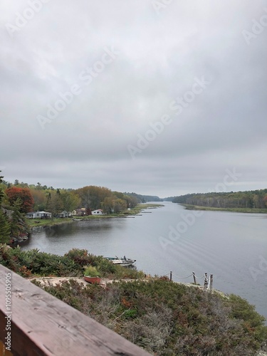 Overlooking river