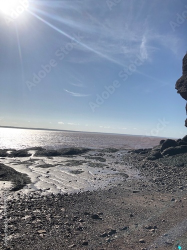 Ocean beach tide
