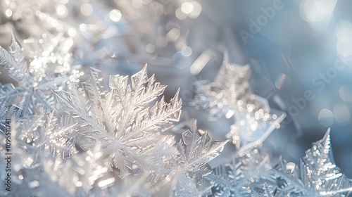Delicate, intricate snowfla...