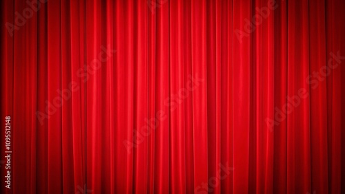 red curtain background 