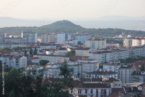 Views from the city Castelo Branco in Portugal, on May 11, 2024